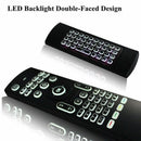 MX3 Backlit Air Fly Mouse Wireless Keyboard IR Learn Remote For AndroidBox TV LJ