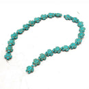 Women One Strand Howlite Turquoise Carved Turtle Shaped Spacer Beads DIY SZV