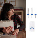 3X Double Twin Needles Pins Sewing Machine Size 2.0/90,3.0/90,4.0/90 Kits KKP