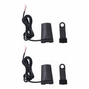 2PCS Motorcycle Rearview Mirror Waterproof Mobile Phone Charger USB Indicator
