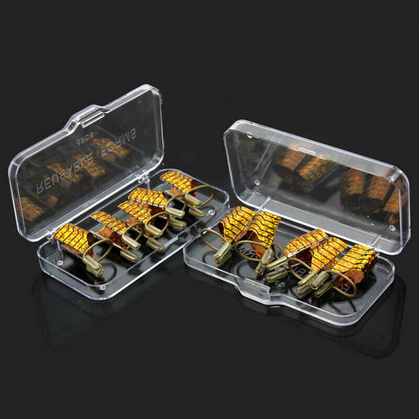 10x Professional Nail Tips Art Forms Reusable UV Gel Acrylic French Too CQC