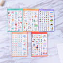 5 Sheets Lovely Paper Stickers For DIY Po Album Scrapbook Calendar Diary  ME