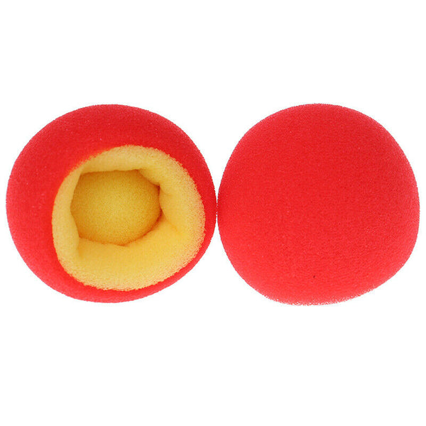 2Pcs/ Set Color Change Soft Sponge Ball Magic Tricks Close Up Stage Magic Pr JR
