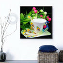 Diamond Embroidery Full Display Flowers Diamond Painting With Round Stones