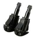 2pcs Window Windshield Washer Nozzle Spray JET WP08 for 1997 1998 1999 2001 for