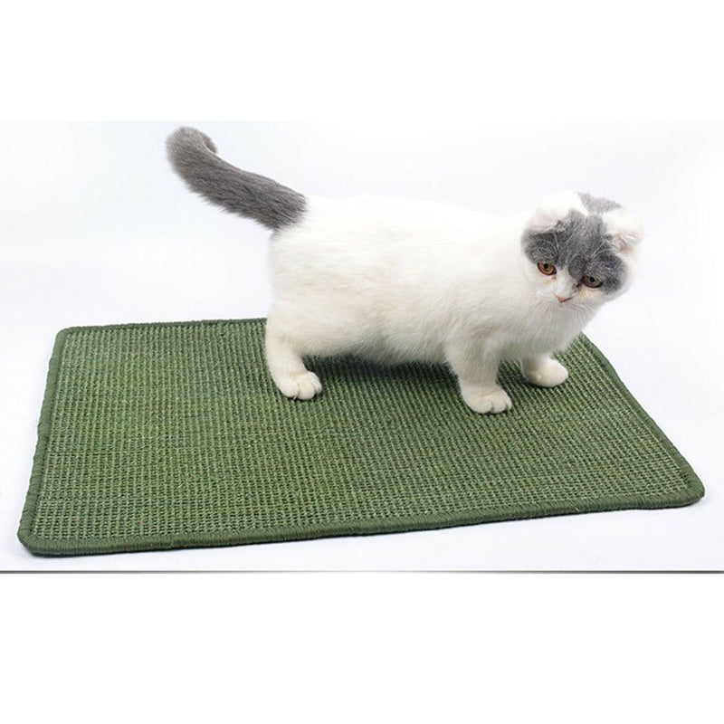 Pet Cat Kitten Scratching Mat Board Natural Sisal Scratcher Sleeping Bed