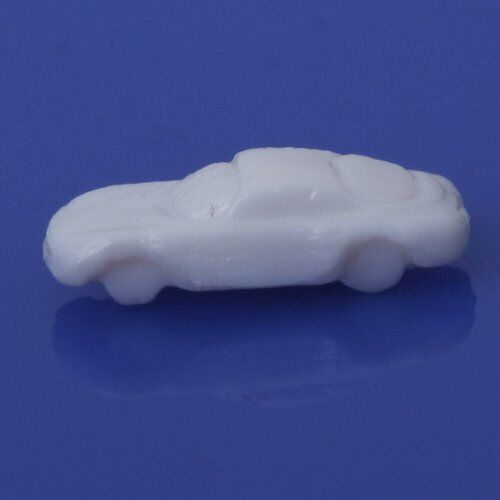 100pcs Unpainted White Car Models Train Layout 1:500 K7R5