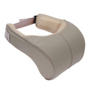 Memory Cotton Headrest Ergonomic Car Head Neck Rest Pillow Cushion Beige
