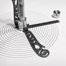 Multi-Function ,Versatile Design Drawing Tool,Curved Ruler Mini Compass Pro