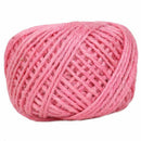 50m String Jute Rope for Crafts Scrapbooking Gardening - pink
