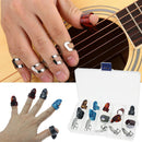 Guitar Accessories Kit ,Including 10pcs Plastic Thumb Finger Picks ,5pcs Metal