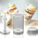 40 x Push Tube Cake Bucket Round DIY Baking Supplies Mold Food New Use