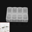 Plastic Pill Box Medicine Tablet Divider Box Case Container Storage 8 Slots VTR
