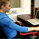 Computer Armrest Adjustable Arm Wrist Rest Support Mouse Pad for Desk / Chair BK