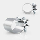 2.5"/63mm Exhaust Clamp Auto Car Repair Exhaust Pipe Hose Easy Seal Joint Band