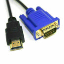 HDMI Lead to Laptop Cable Adapter HD VGA 15Pin 1080P Converter Male Monitor