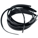 20pcs 10mm Black&White Plastic Alice Hair Bands Headbands DIY Hair Headwear