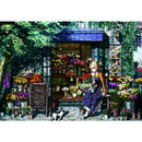 1000pcs Flower Shop Jigsaw DIY Puzzle Educational Assembling Anime Picture