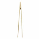 Textured Bamboo Kongfu Tea Utensil Tweezers 14.5cm Wood Color V3L1