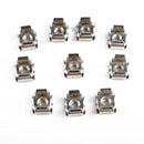 Rack Screws, 10 Pack, Installation Tool, 20 mm M6 Screws, M6 Nuts, Cabinet