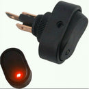 10PCS 12V 30A Heavy Duty Round LED Rocker Toggle Switch for Car Motor Boat Red