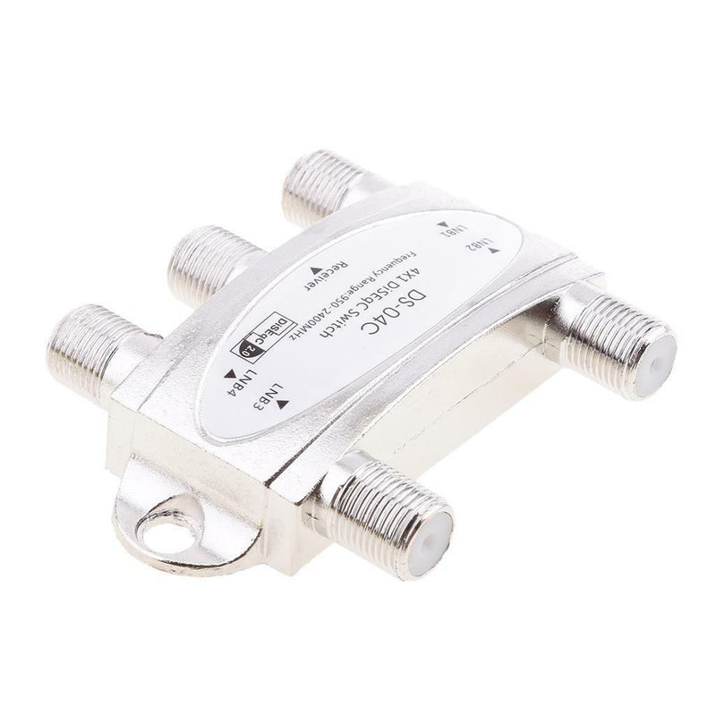 4x1 Premium Wideband DiSEqC 1.0 Satellite Switch FTA Dish LNB LNBF
