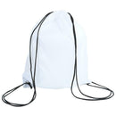 Outdoor Sports Waterproof Drawstring Backpacks Storage Knapsack (White)