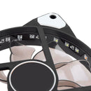 PC Computer 33 LED 120mm Silent Computer Case Heatsink Cooler Fan(White)