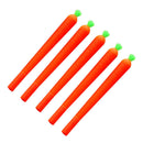 5 X Cartoon Carrot Effect Student Gel Ink Roller Ball Pen Ballpoint Office  Y1X4