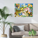 5D DIY Full Drill Diamond Painting Sunny Flower Embroidery Decor (C999) A