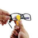 Sunglasses Eye Glasses Spectacles Microfiber Cleaner Cleaning Brush Wipe Kit