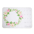 Cartoon Floral Baby Photography Props Blanket Newborn Swaddle Bedding Wraps A