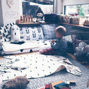 Soft Cotton Baby Kids Game Mat Rug Children Cartoon Bear Blankets Animal Ca
