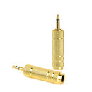 6.5 mm Socket Female to 3.5 mm Plug Male Stereo Audio Adapter Jack MicrophoSEAU
