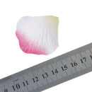 100pcs Rose Petals Artificial Flowers for Wedding Decoration -White and Ros O2S8