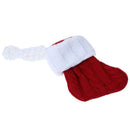 6pcs/Set Christmas Tableware Cover Spoon Fork Knitwear Sock Storage Decor