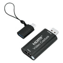 USB 2.0 Audio Video Capture Card HDMI 1080P Acquisition (+USB 3.1 Adapter) A