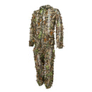 Breathable Leafy Camo Hooded Stretchy Ghillie Suits Clothes Jacket Pants for