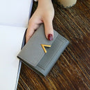Matte Leather Small Women Wallet Mini Womens Wallets And Purses Short Femal