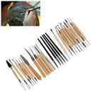 28Pcs Arts Crafts Clay Sculpting Tools Set Modeling Carving Tool Kit Potter
