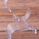 1pc transparent plastic clear jewelry bracelet watch display stand holder JR&f