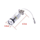 2pcs H3 Auto Replacement 100W 6000K Iceberg Blue LED Fog Driving Light Bulbs