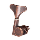 Fish Tail Buttons Bass String Tuners Pegs Keys Machine Heads 2L3R Red Bronze