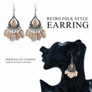 1 pair of exaggerated ethnic European and American earrings personality per