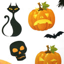 Halloween Pumpkins Witch Wall Stickers Decals Removable Home Decoration