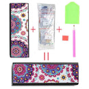 DIY Diamond Painting Eye Glasses Storage Box Travel Leather Sunglasses Case