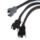 15cm PWM 3 pin /4 pin 3 ways Y Splitter PC Fan Power Cable