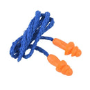 10 Pcs Safety Silicone Soft Ear Plugs - Hearing Protection Muffs With Cord  A1B3
