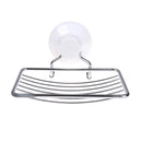 Stainless Steel Soap Rack Holder Suction Tray Dish Shower Bathroom Sink Toile â„–[