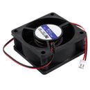 60mm x 25mm DC 12V 0.25A 2Pin Cooling Fan for Computer Case CPU Cooler U6A2